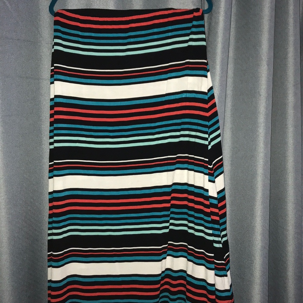 Roll waist striped Merona Maxi skirt